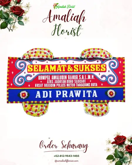 Papan Bunga Ucapan Selamat Tegalgirang